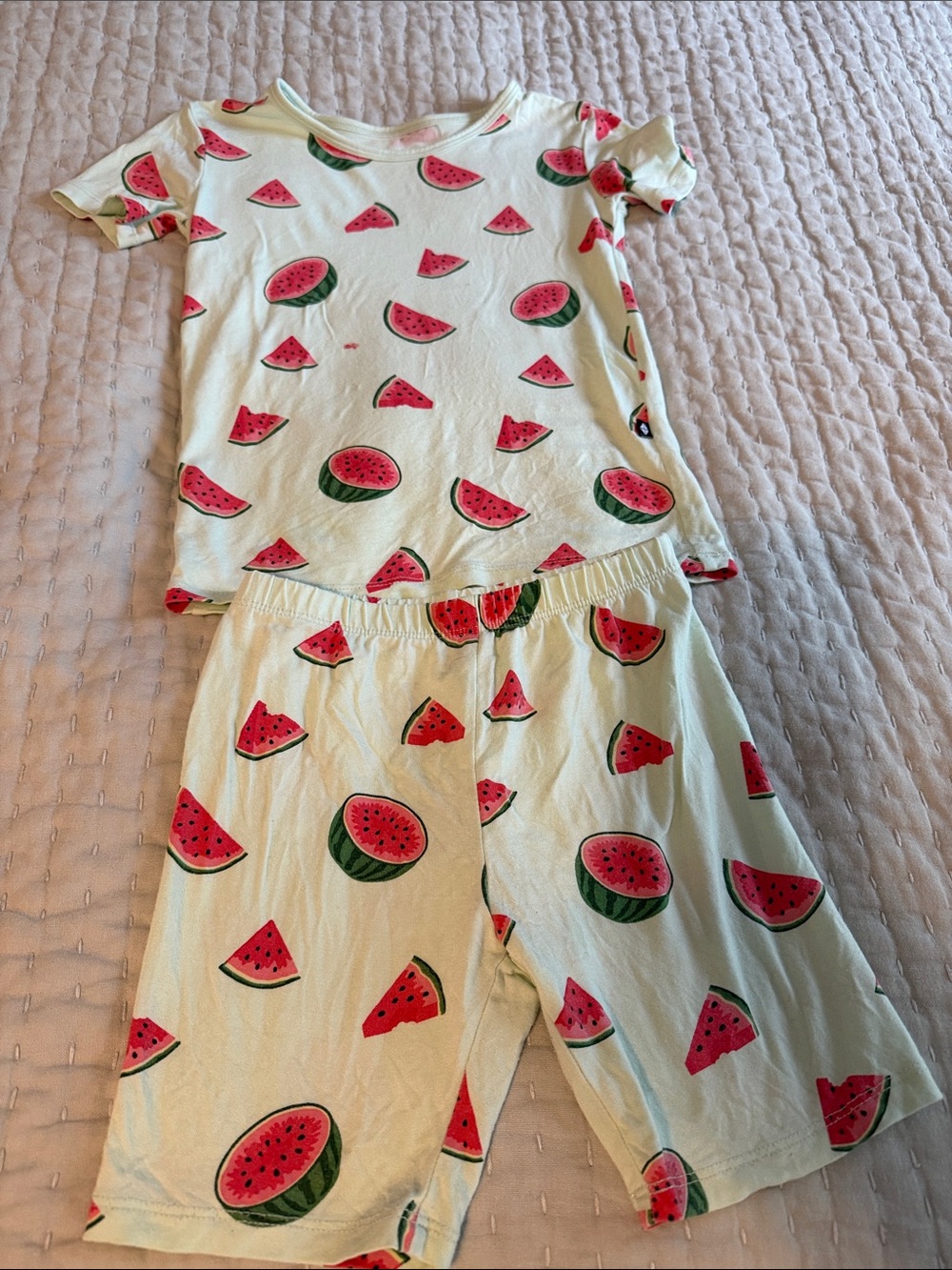 KYTE BABY Watermelon Print Pajama Set